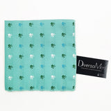 2x1 - Pañuelo verde agua con calaveras piratas celestes y verdes - DiversoMen