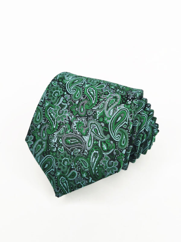 2x1 - Corbata cachemir tonos verdes - DiversoMen