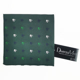 2x1 - Pañuelo verde oscuro con calaveras piratas azul y blanco - DiversoMen