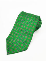 2x1 - Corbata verde claro con círculos verde lima - DiversoMen