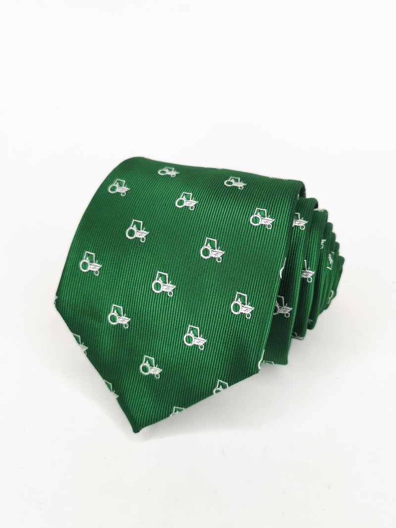 2x1 - Corbata verde con tractores - DiversoMen