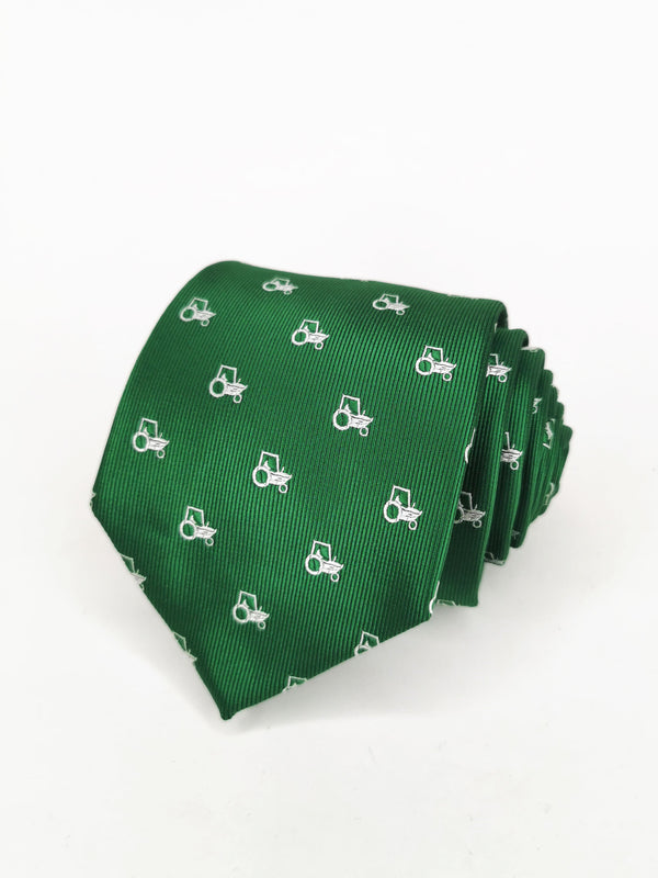 2x1 - Corbata verde con tractores - DiversoMen